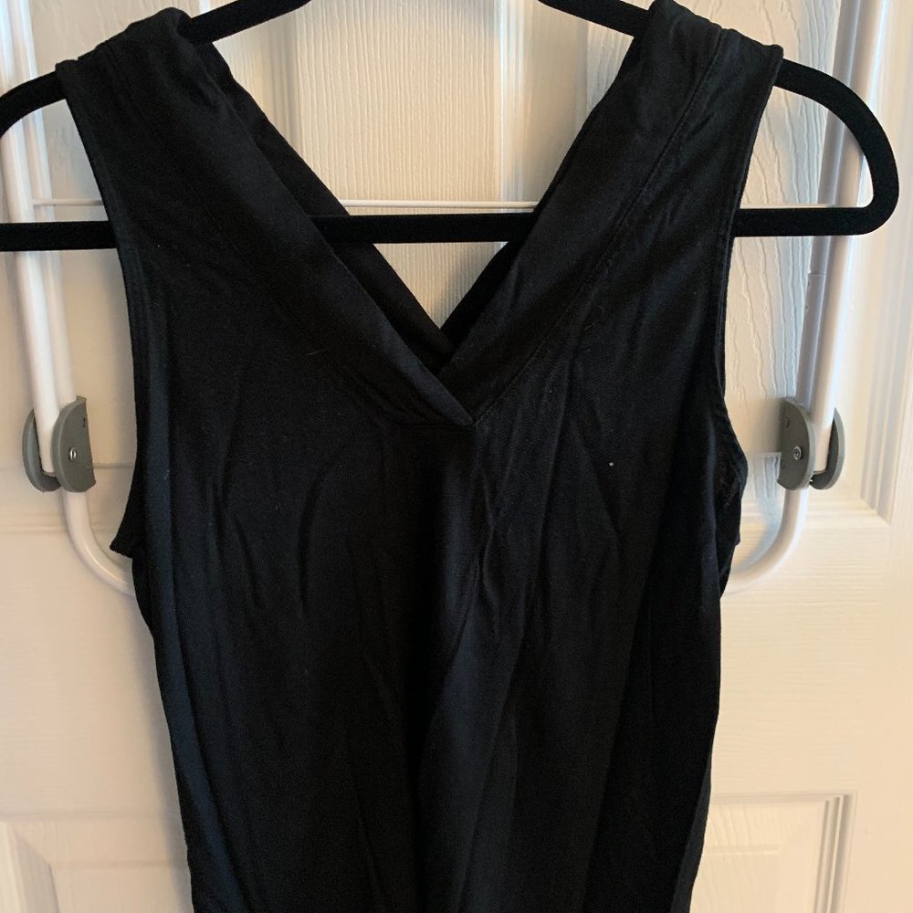 Black Sleeveless Blouse